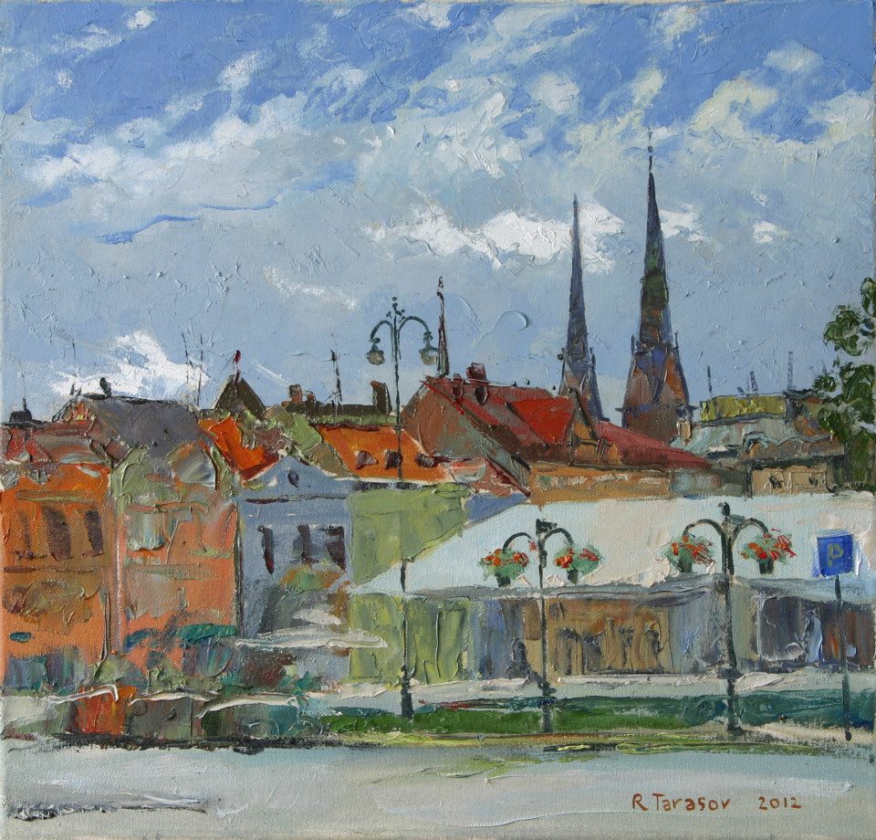 Street Life painting