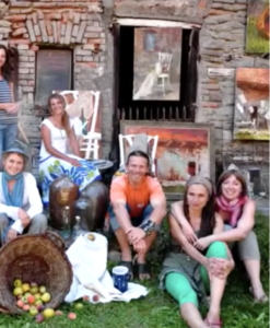 Young Ukrainian Artists in a Farmhouse Retreat 2012